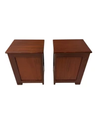 Art Deco Modernist Nightstands by J.A. Muntendam for L.O.V. Oosterbeek, 1920s